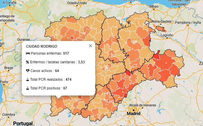La comarca mirobrigense suma otra jornada sin nuevos casos de personas enfermas  