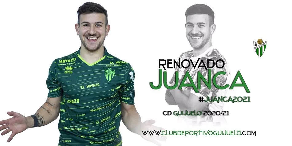Juanca renueva con el CD Guijuelo para la próxima temporada