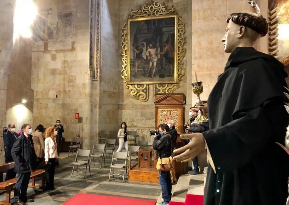 Foto 2 - Salamanca festeja a su patr&oacute;n en un d&iacute;a marcado por el distanciamiento social