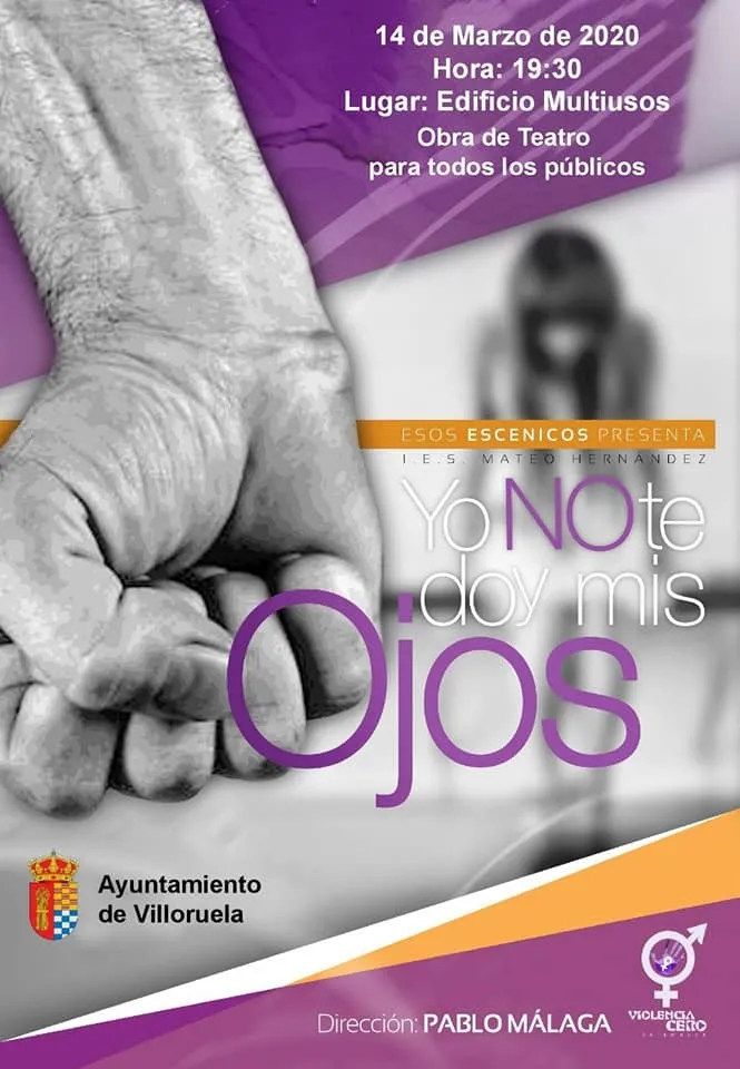 Foto 4 - El grupo del IES Mateo Hern&aacute;ndez gana la fase auton&oacute;mica del certamen teatral Buero Vallejo con...
