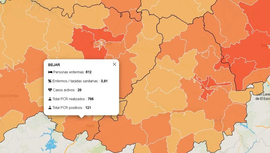 Datos oficiales facilitados por la Junta de Castilla y León