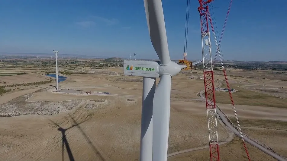 Construcción del parque eólico de El Pradillo Iberdrola Aragón