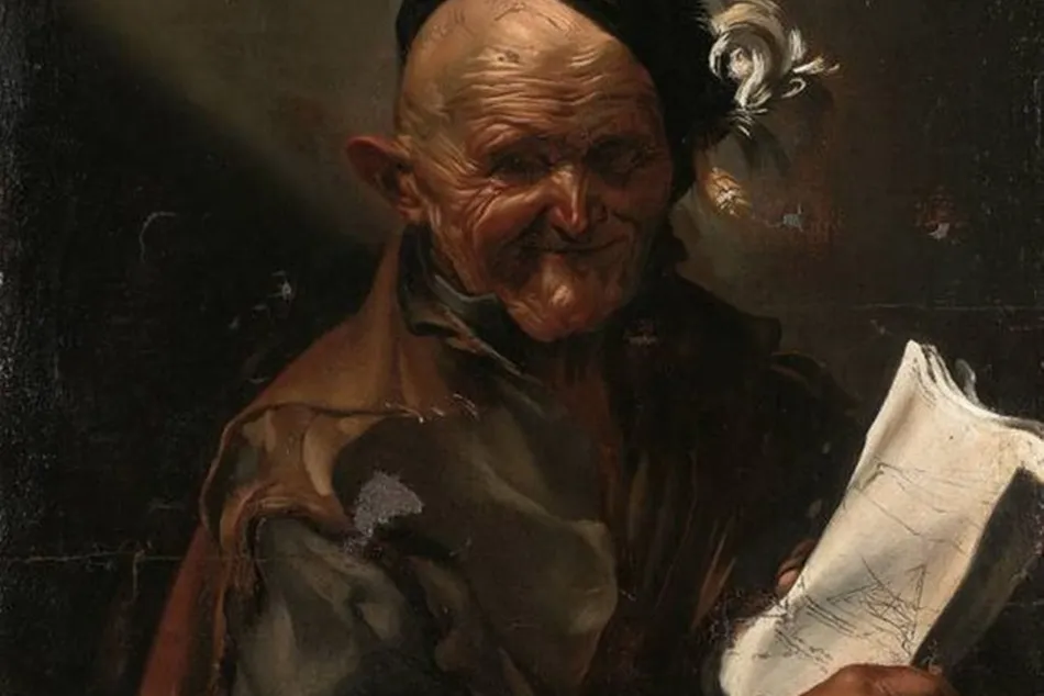 Imagen del cuadro Un filósofo: el feliz geómetra, de José de Ribera