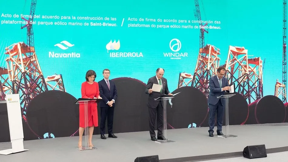 Foto 3 - Iberdrola adjudica a Navantia-Windar el mayor contrato de e&oacute;lica marina de su historia por valor...