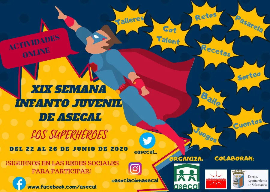 Foto 2 - La XIX Semana Infanto Juvenil de Asecal se realizar&aacute; a trav&eacute;s de las redes sociales