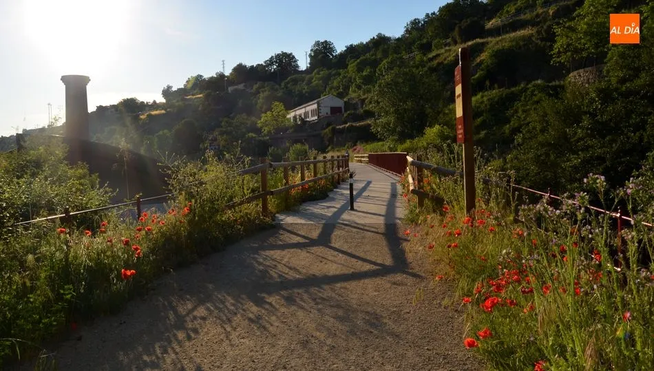 Tramo de la Vía de la Plata a su paso por Béjar