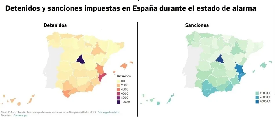 Castilla y León suma 197 detenciones y 36.074 propuestas de sanción durante el estado de alarma