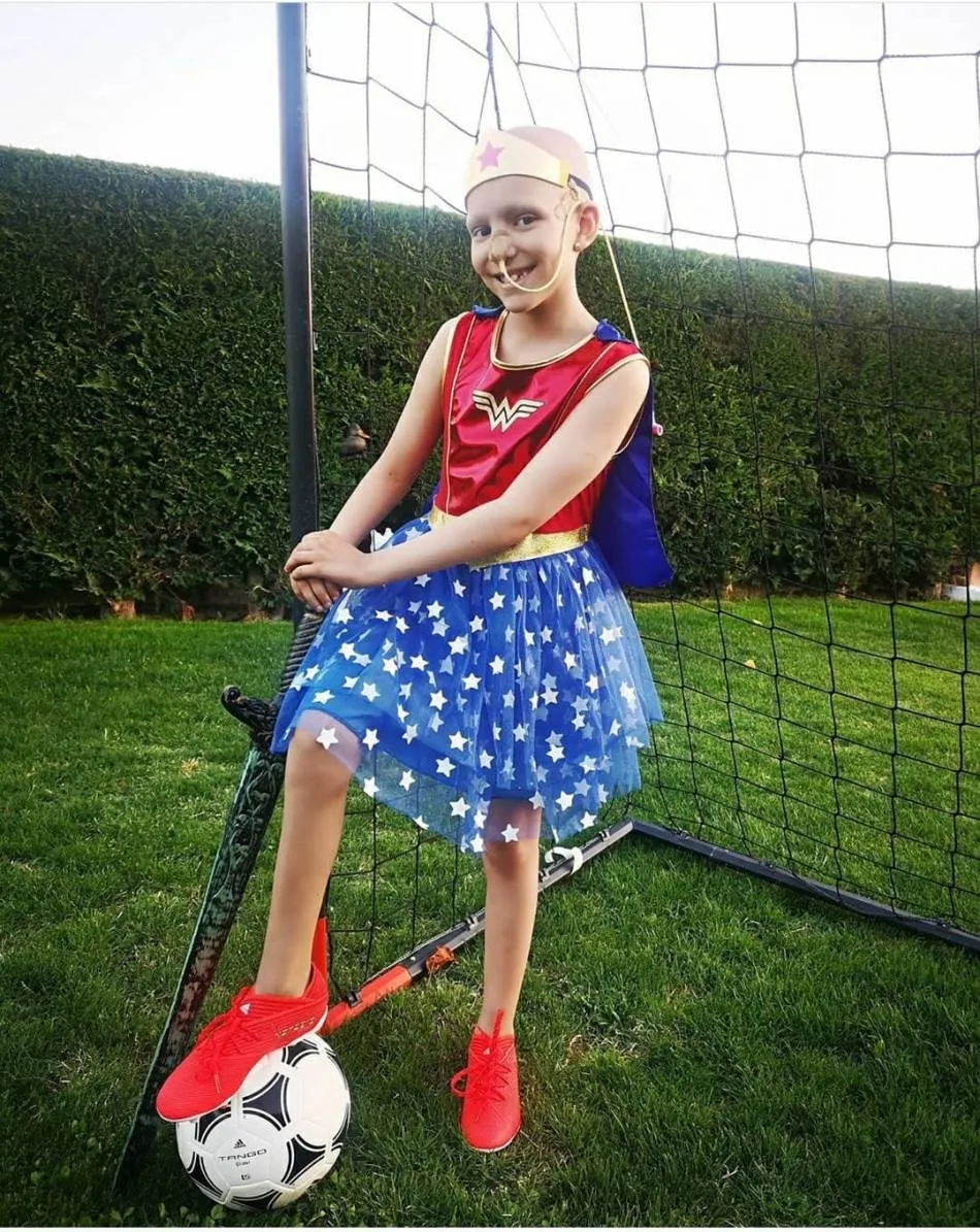 Foto 2 - La &lsquo;princesa futbolera guerrera&rsquo; de Salamanca cumple 8 a&ntilde;os y&nbsp; sigue luchando