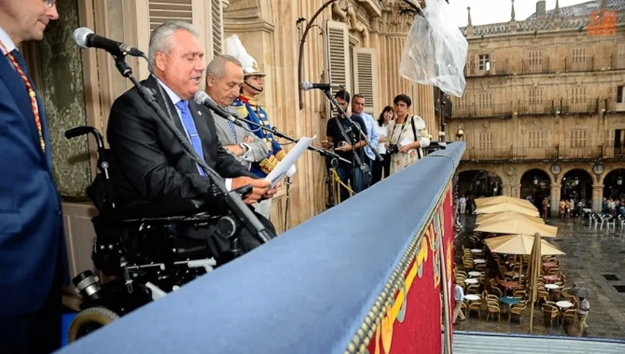 Juan José Aliste, víctima de ETA, fue pregonera de las Ferias y Fiestas de 2014