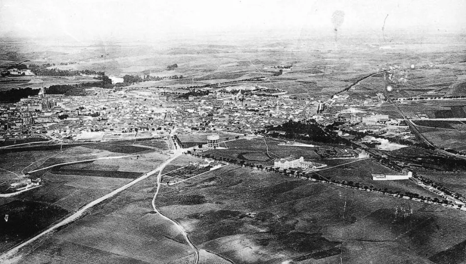 Foto 2 - El aerostato que tom&oacute; las primeras im&aacute;genes a&eacute;reas de Salamanca a principios del XX
