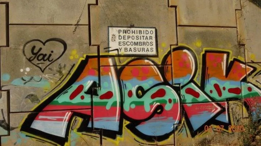 Foto 6 - Denuncian vertidos de basuras y colchones en un t&uacute;nel del Camino de Santiago a su paso por...