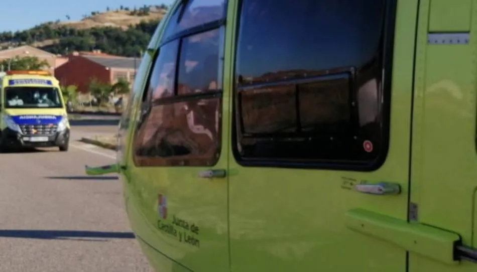 Foto de archivo del helicóptero medicalizado de Salamanca