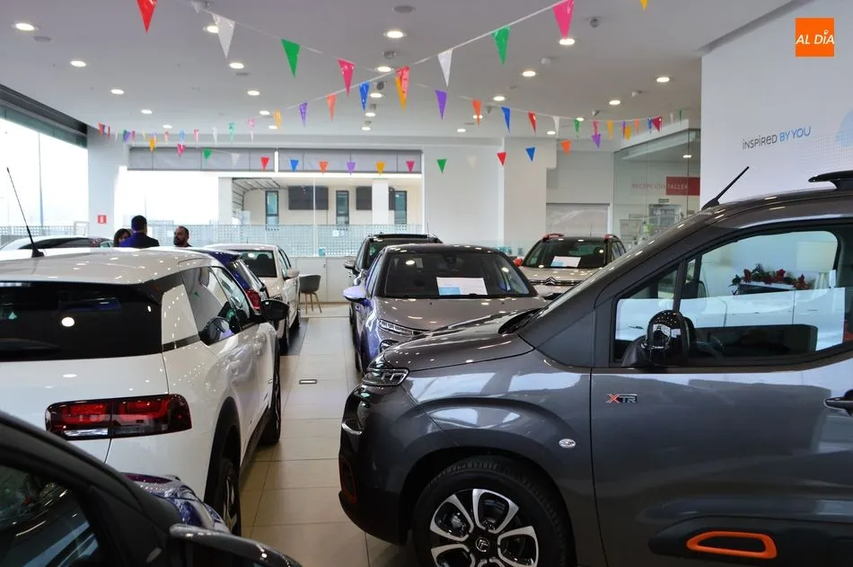 Imagen de un concesionario de vehículos en Salamanca. Foto de archivo