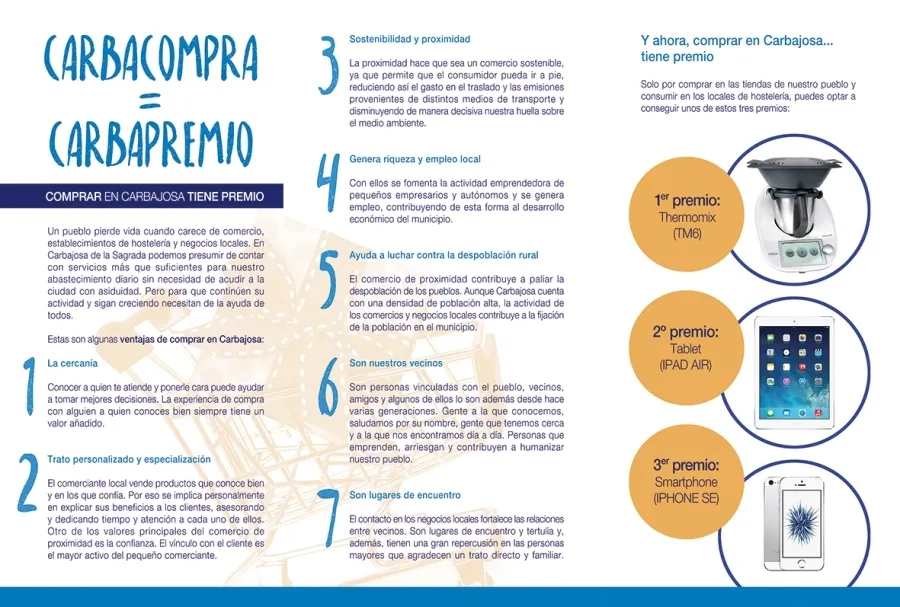 Foto 3 - &lsquo;Comprar en Carbajosa tiene premio&rsquo;, nueva campa&ntilde;a para impulsar el comercio y la hosteler&iacute;a&nbsp;