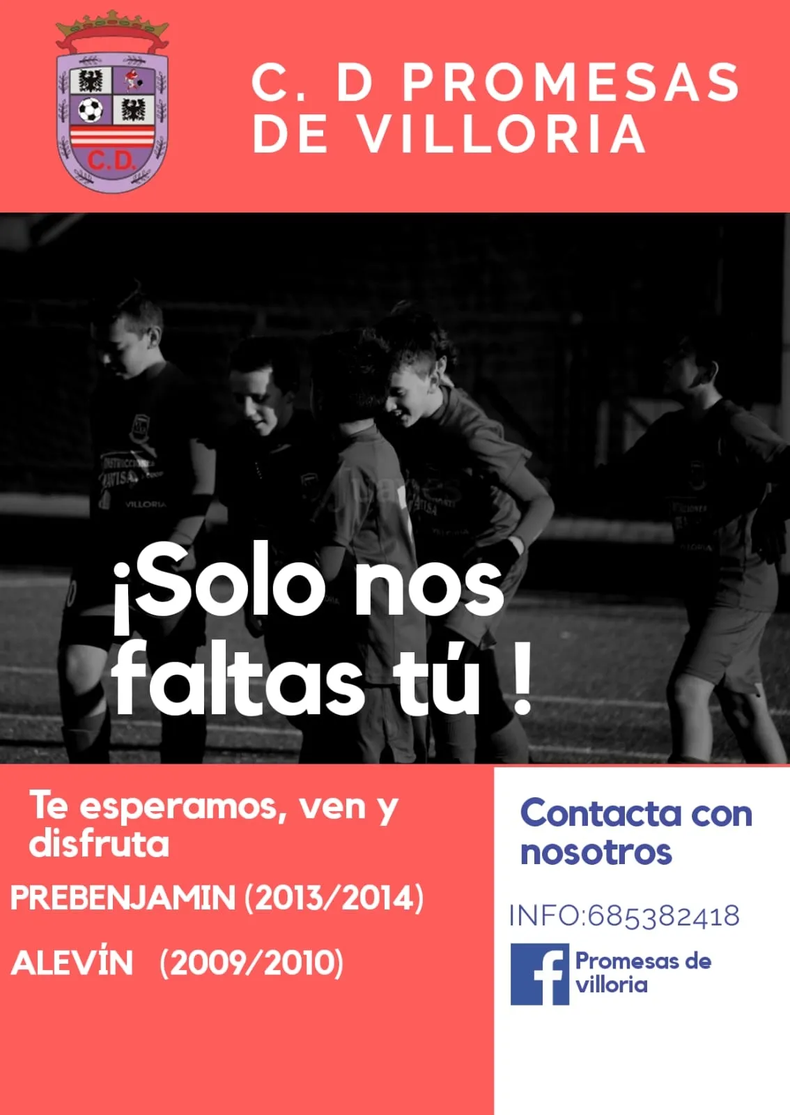 El Promesas de Villoria recluta jugadores