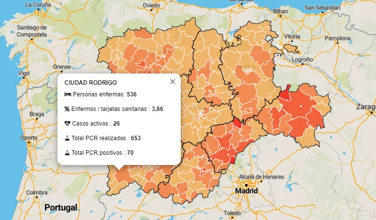 Excelente dato para la comarca de Ciudad Rodrigo con 0 positivos en los 118 tests de la última...