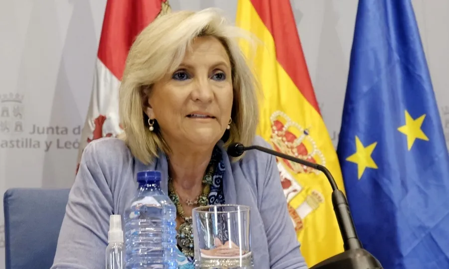 La consejera de Sanidad de la Junta de Castilla y León, Verónica Casado