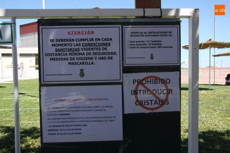 Foto 6 - Limpieza, higiene y distanciamiento, normas prioritarias en las piscinas de Aldead&aacute;vila  