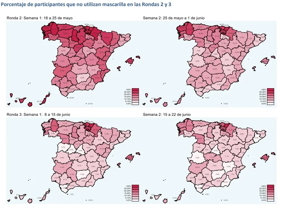 Foto 2 - El estudio de Sanidad cifra en un 5,3% los salmantinos que reconocen no utilizar nunca mascarilla
