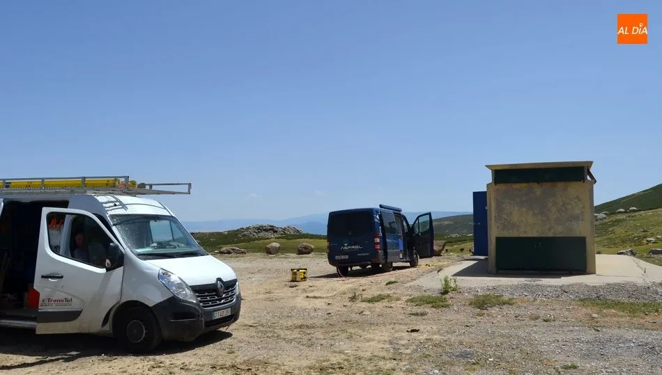 Vista de las instalaciones de los generadores de energía eléctrica de La Covatilla