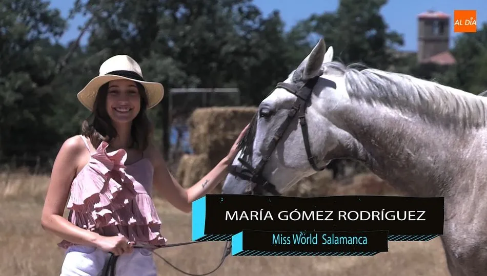 La salmantina María Gómez presenta en un vídeo su candidatura a Miss World Spain