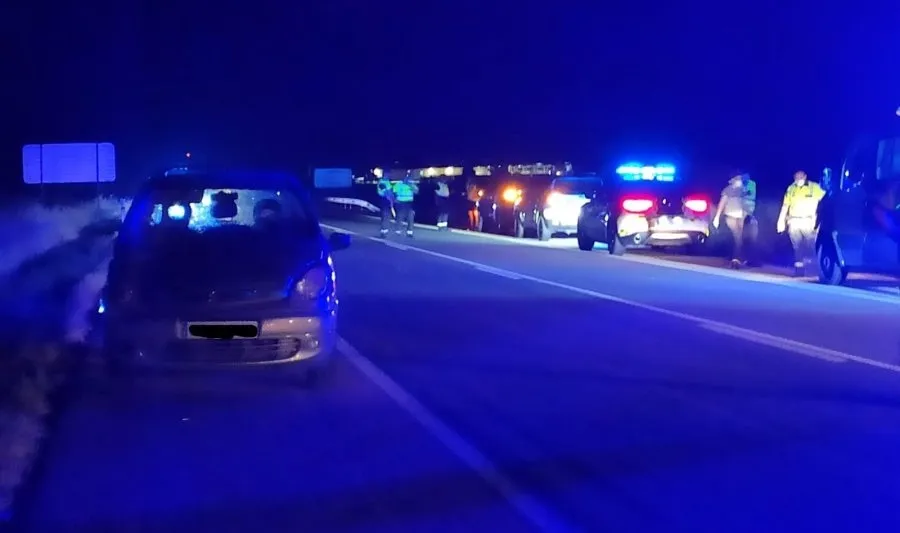 Despliegue de la Guardia Civil tras el triple atropello mortal de Pedrosillo el Ralo. Foto EP