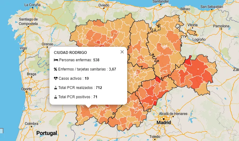 La comarca suma 3 positivos más por PCR, uno de ellos el 1º de toda la pandemia en Fuentes de...