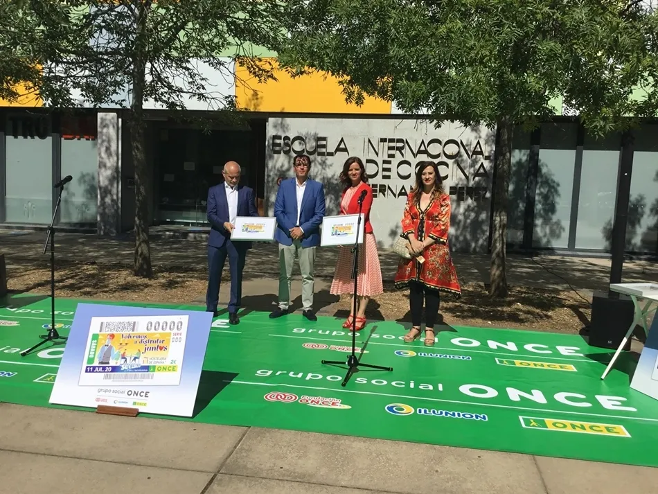 Presentación del cupón de la ONCE