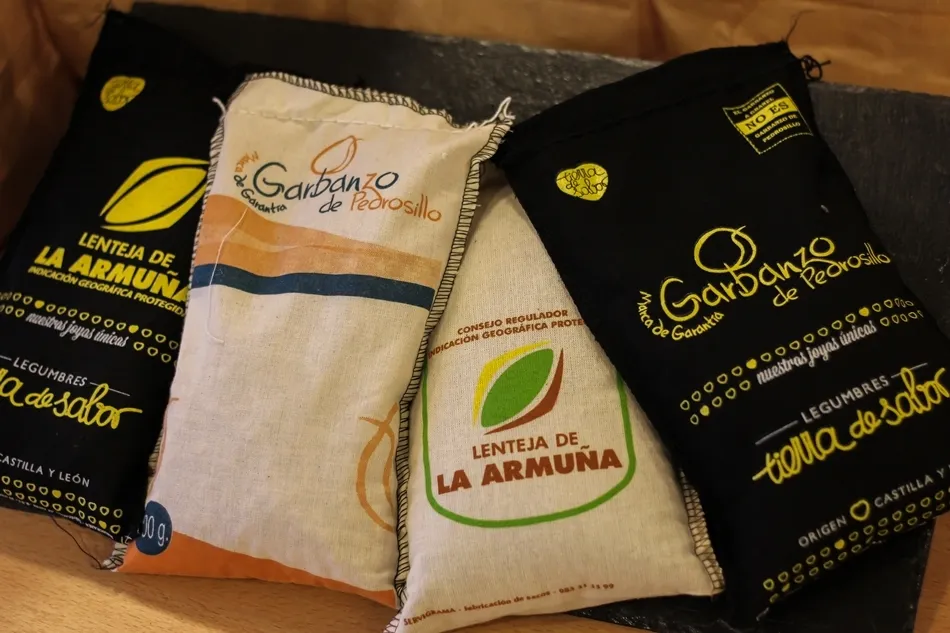 Legumbres con distintivo de garantía. / Legumbres de Calidad