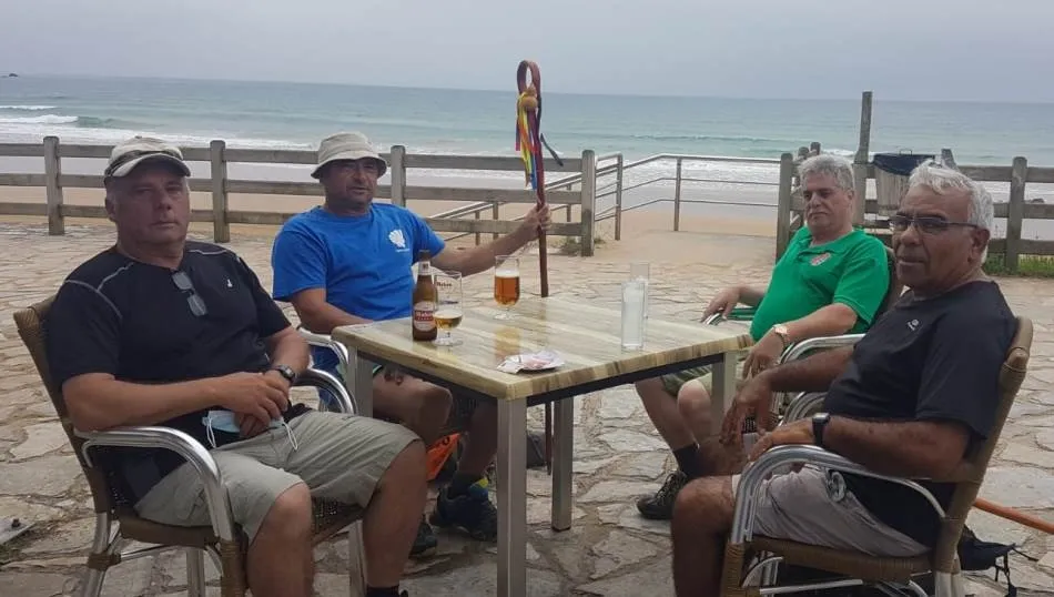 El grupo de amigos mirobrigenses aficionados al Camino de Santiago continúa la ruta del Norte  