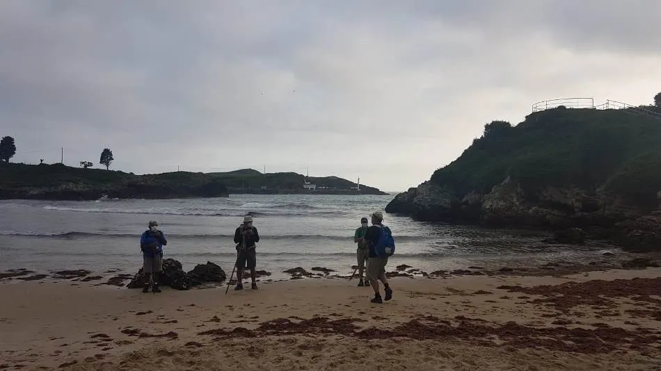 Foto 2 - El grupo de amigos mirobrigenses aficionados al Camino de Santiago contin&uacute;a la ruta del Norte  