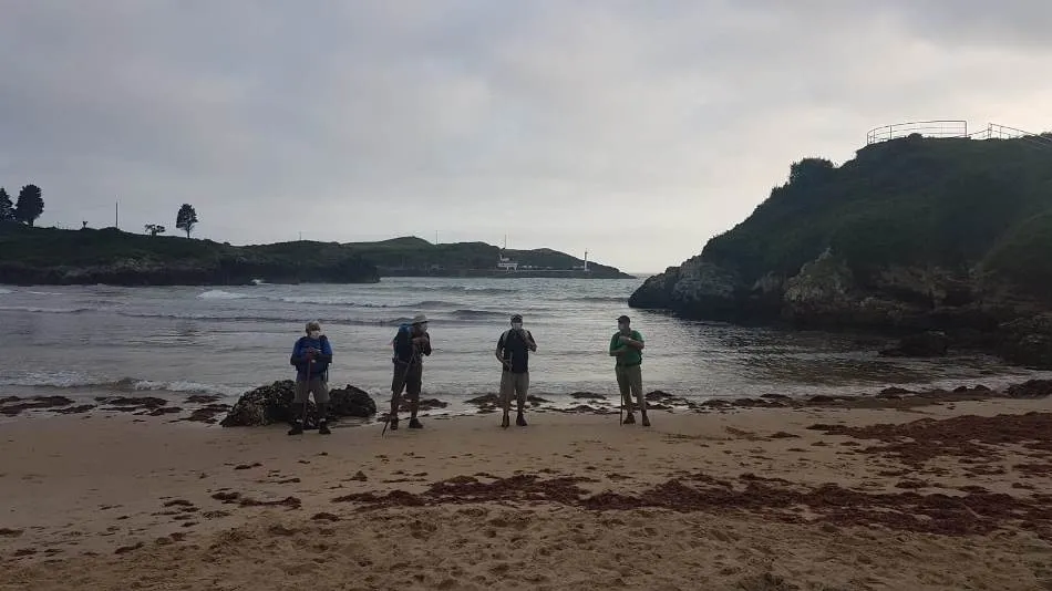 Foto 5 - El grupo de amigos mirobrigenses aficionados al Camino de Santiago contin&uacute;a la ruta del Norte  