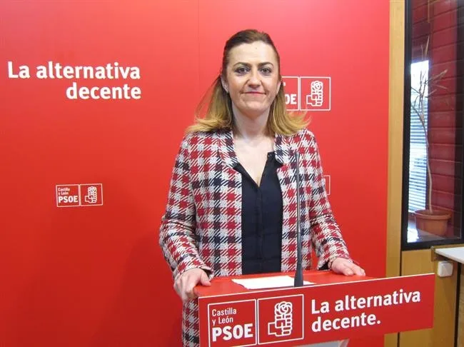 La vicesecretaria general del PSOE CyL, Virginia Barcones - Europa Press