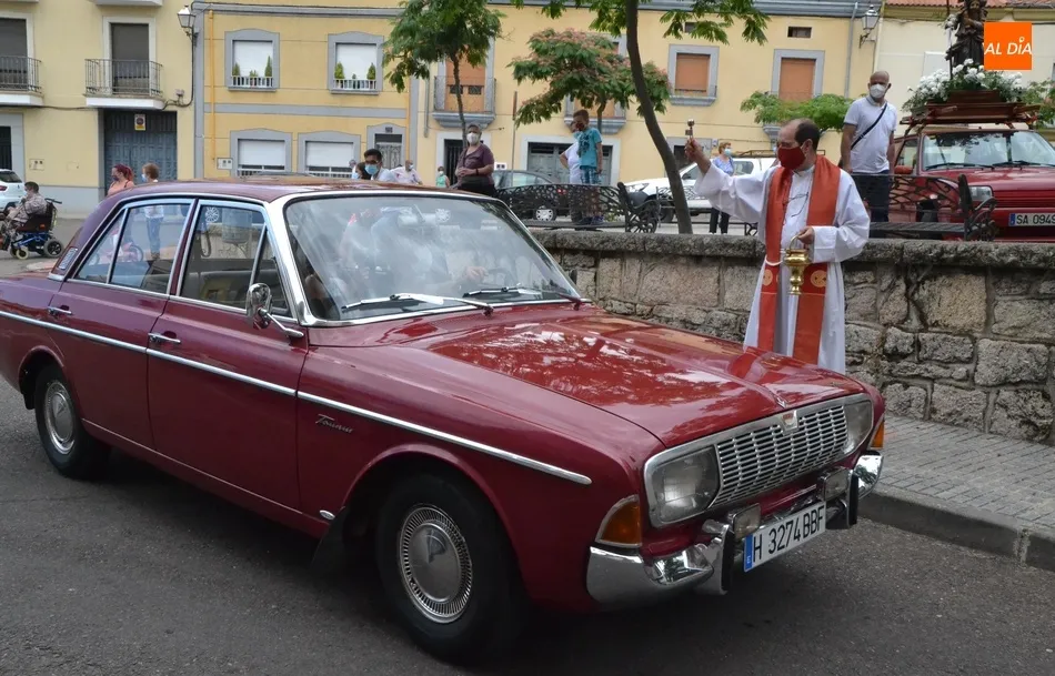 La cita motorizada de San Cristóbal, 1ª procesión plenamente normal en Miróbriga de la nueva...