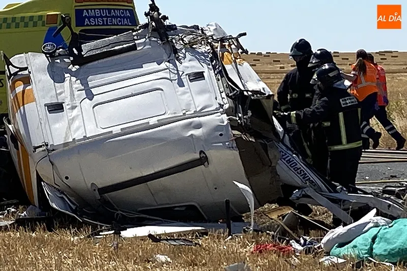 El siniestro se ha producido a las 16:15 horas este lunes, y las causas aún se desconocen | FOTOS: Raúl Blázquez