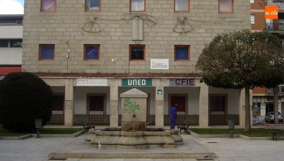 Sede de la UNED en la Plaza 1º de Mayo de Béjar