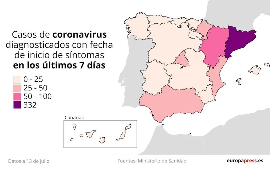Mapa rebrotes: Empeora la situación en Aragón y desconcierto en Lleida por la orden judicial...