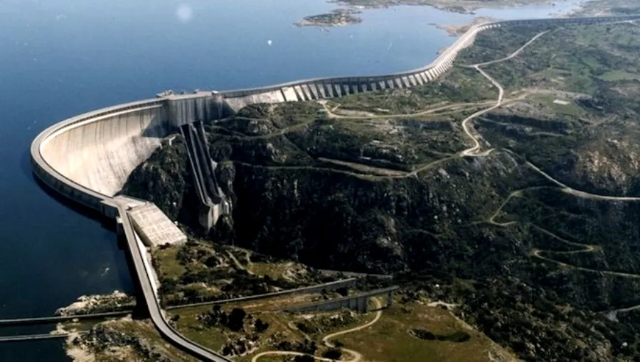 Presa de Almendra, en Salamanca
