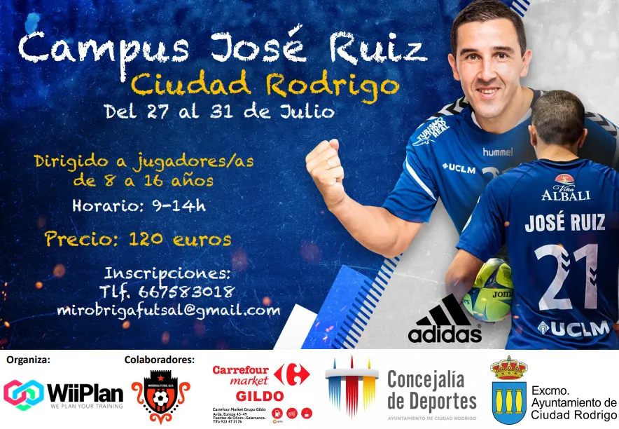 Llega a Ciudad Rodrigo a través del Miróbriga Futsal el Campus del jugador de 1ª División José ...