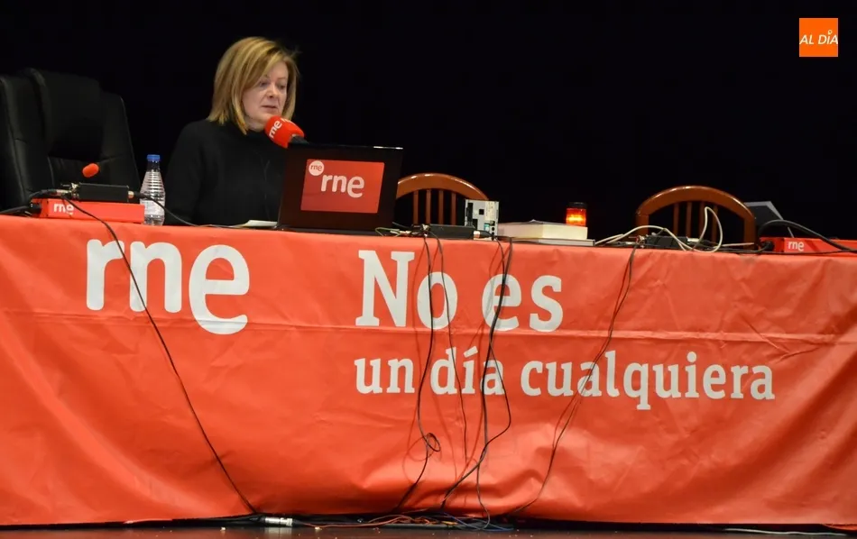 Programa de Pepa Fernández en Ciudad Rodrigo en abril de 2019