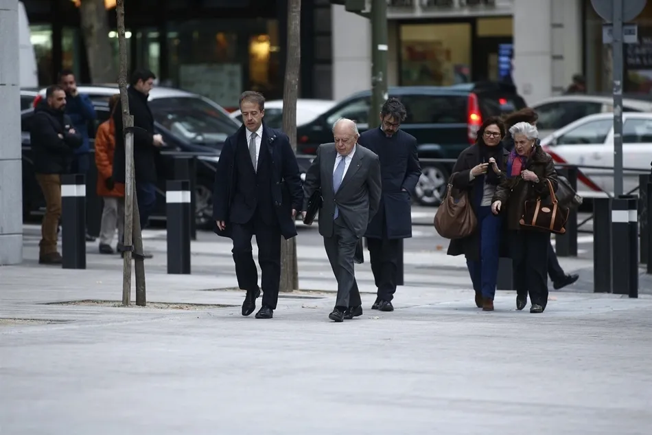 Jordi Pujol y Marta Ferrusola llegan a la Audiencia Nacional en una imagen de archivo. Foto: EP