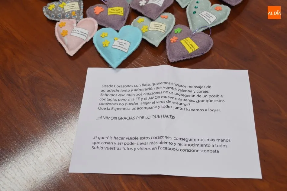 Foto 2 - &lsquo;Corazones con Bata&rsquo; agradece la labor informativa de SALAMANCA AL D&Iacute;A durante la pandemia