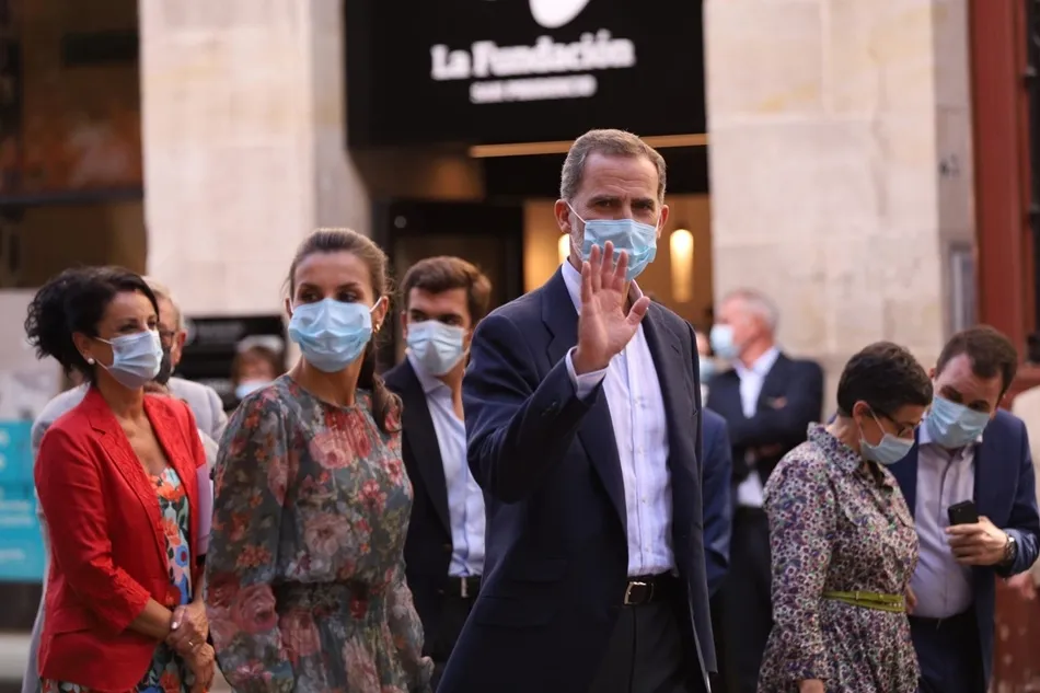 Los Reyes Don Felipe y Doña Letizia visitan la Fundación San Prudencio, en Vitoria-Gasteiz, Álava. Foto: EP