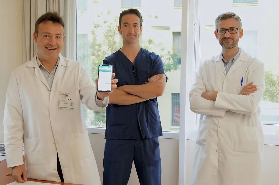 Los doctores Roberto Martín Reyes, Juan Benezet y Jorge Palazuelos