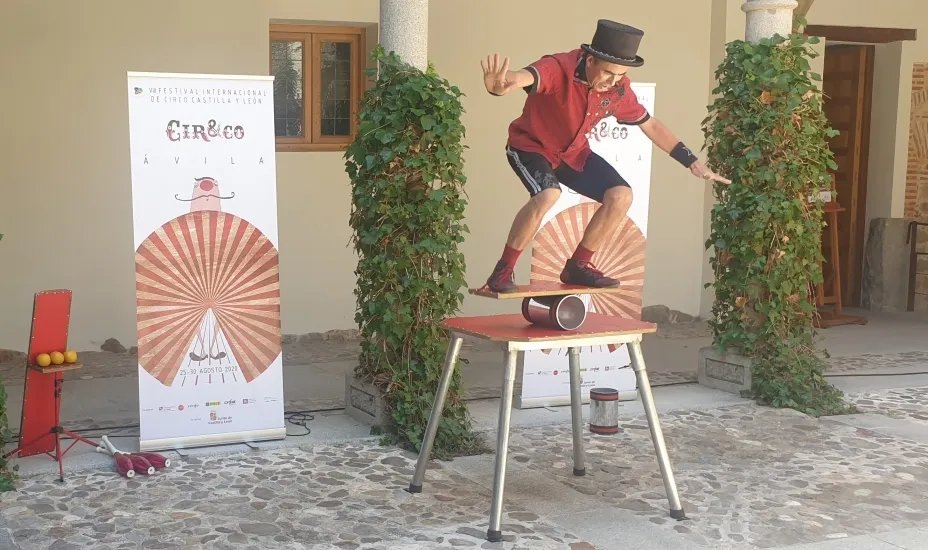 Presentación del Festival Internacional Cir&Co, este lunes, en Ávila