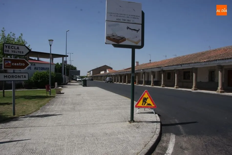 Foto 5 - La Diputaci&oacute;n refuerza el firme de los accesos a Vitigudino desde Yecla de Yeltes y Moronta  