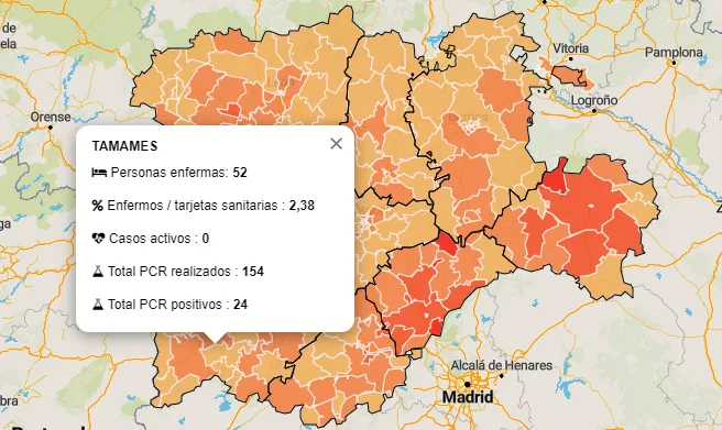 La Zona de Tamames se convierte en la 3ª de la comarca sin casos activos de coronavirus  