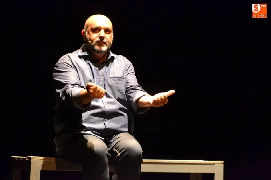 Félix Albo durante una de sus participaciones en la Feria de Teatro