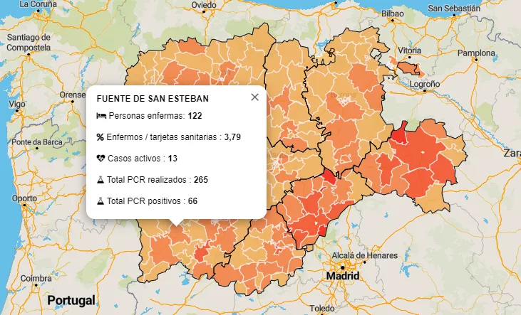 Detectados en tests PCR 3 positivos de coronavirus en la Zona Básica de La Fuente de San Esteban  
