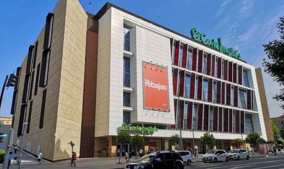 Fachada de El Corte Inglés de Salamanca